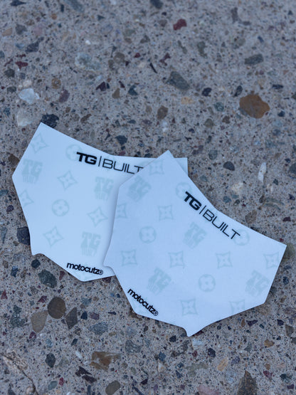 TG Built X MotoCutz MX Plate Decal